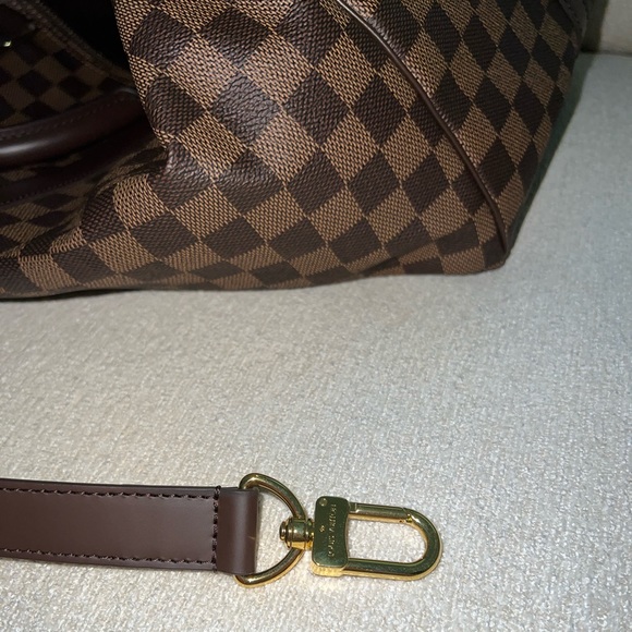 LIKE NEW Louis Vuitton ♡ Keepall Bandoulière 55 Damier Ebene Duffle - Picture 15 of 16
